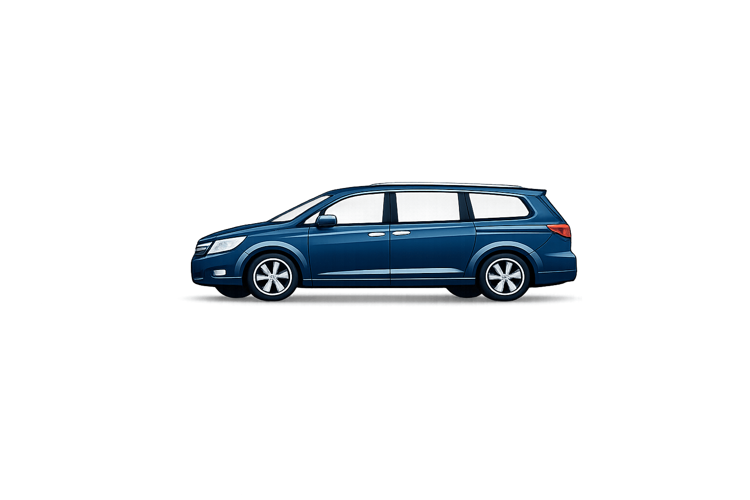 Minivan vehicle illustration